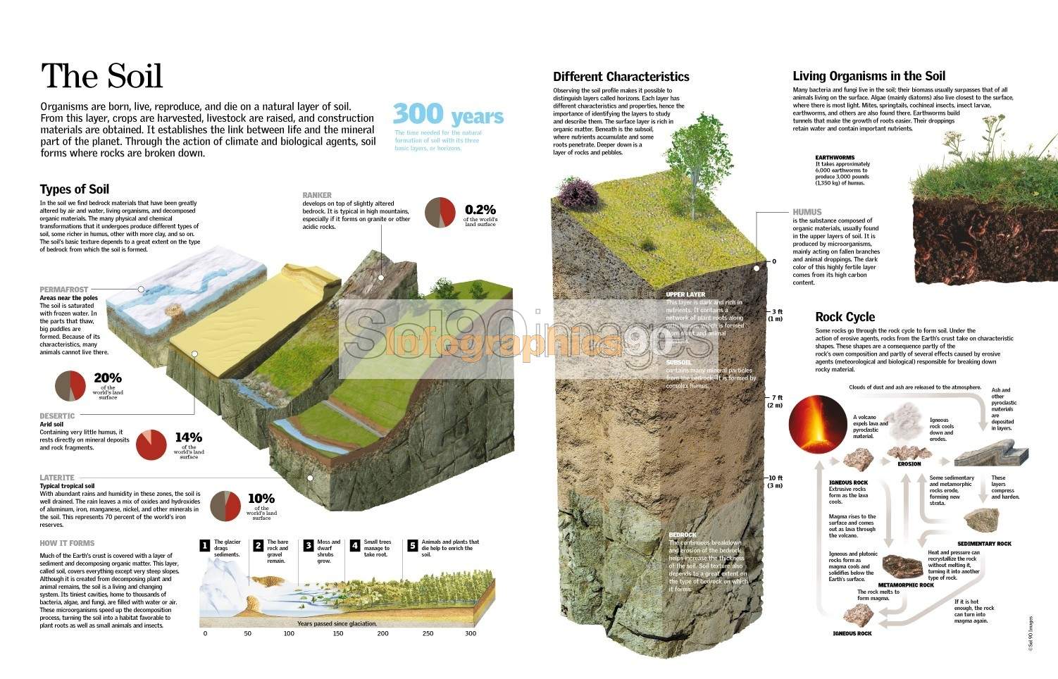 Infografía El Suelo | Infographics90